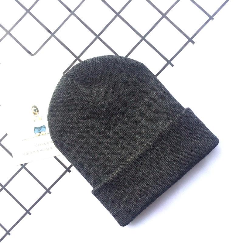 Custom Embroidery Logo Design Blank Plain Unisex Cheap Kids Children Baby Infant Beanies