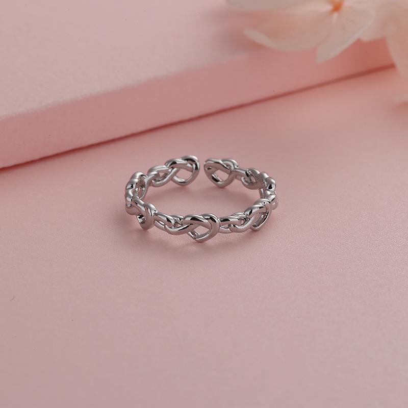 Lindon Classic Copper Alloy Zircon Ring Ladies Jewelry Wedding Promise Party Gift
