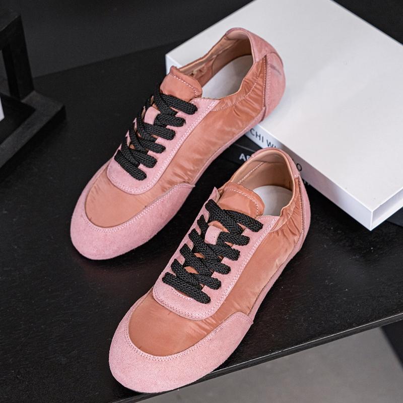 Fashion AIYUQI Women's Sneakers 2025 New Women's Moral Training Shoes Flat Non-slip Large-size Color-blocked Running Shoes For Women