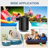 Quick Electric Air Mattress Pump Portable Quick Fill Inflator Deflator Air Pump with 3 Nozzles Fast Inflation Pump