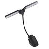 Foldable Music Stand Light with 3 Brightness and Color Temperature Settings, Clip-on Type, Piano Light, Music Stand Lamp, Eye Care, Beads, for