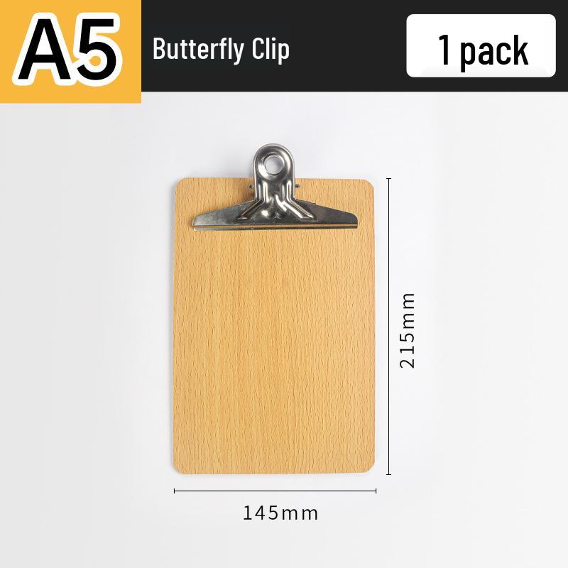 A4/A5 Clipboard: Writing Board & Menu Holder for Restaurants, Catering, Tests, and Student Use.