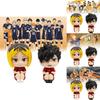 Stylish Pvc Desk Decoration Of Lk Black Tail Iron And Lk Gnawing Claw Volleyball Anime Figures