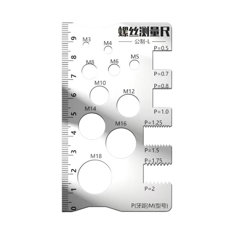 

Corrosion Resistant Thread Pitches Gauges For Reliable Metric SAE Screw Measurements And Tap Recommendations 1