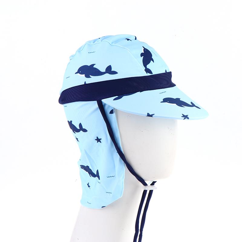 Kids Windproof Anti-UV Sun Hat Large Brimmed Breathable Nylon Multicolor Cap for Hiking Climbing
