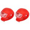 Bicycle Frog Light Night Warning Light Replaceable Battery Bicycle Tail Light Outdoor Riding Light Cycling Equipment Accessories