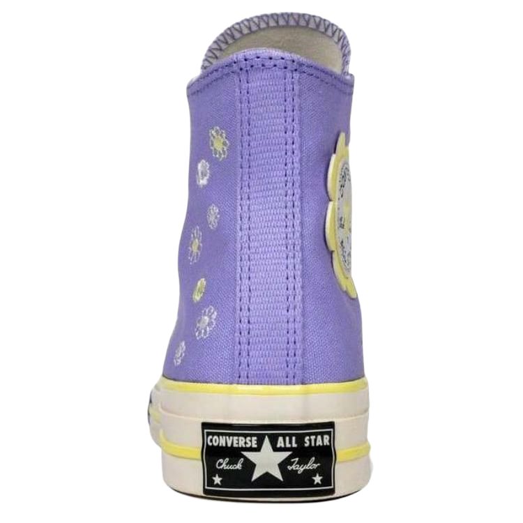 Converse CHUCK TAYLOR 70s Fashionable and Comfortable High-top Canvas Shoes for Women In Purple