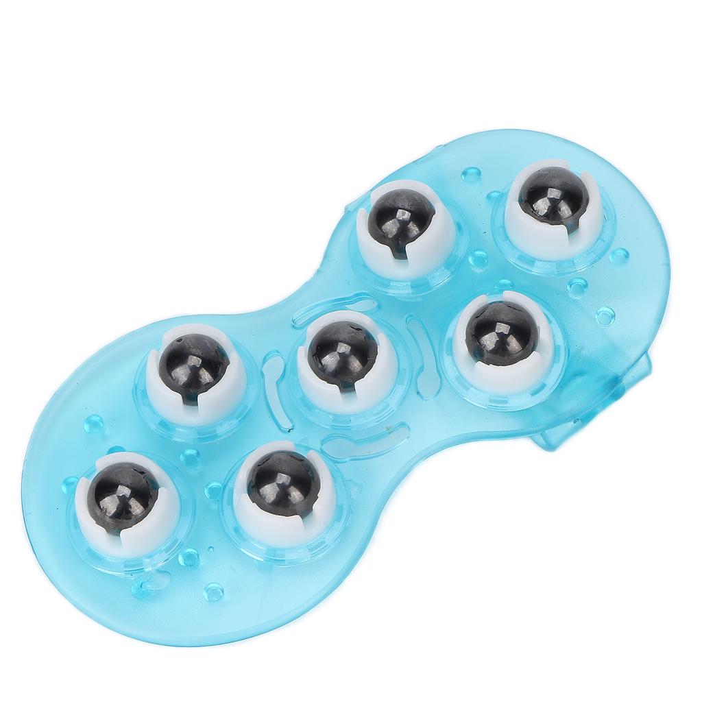 Palm Shaped Massage Glove Hand Body Roller Massager with 7 360 Degree Roller for Beauty Body Care