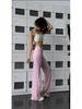 Latte Girl Zipper Draped Yoga Pants - Women's Straight Leg, Floor-Length, Super Comfortable Fitness Wear
