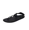 Fashion Beach Roman sandals hemp rope thick bottom Velcro flip flops new style clip toe lazy all-match
