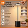 Rechargeable Table Lamp Cordless LED Touch Desk Lamp 3 Color Dimmable Portable Bedside Light for Bedroom Restaurant Office Decor