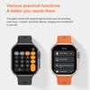 SACOSDING 2.04 Inches 368*448 Pixels AMOLED Screen Large Screen BT Call Voice Assistant Fitness Tracker Smart Watch for Men Women