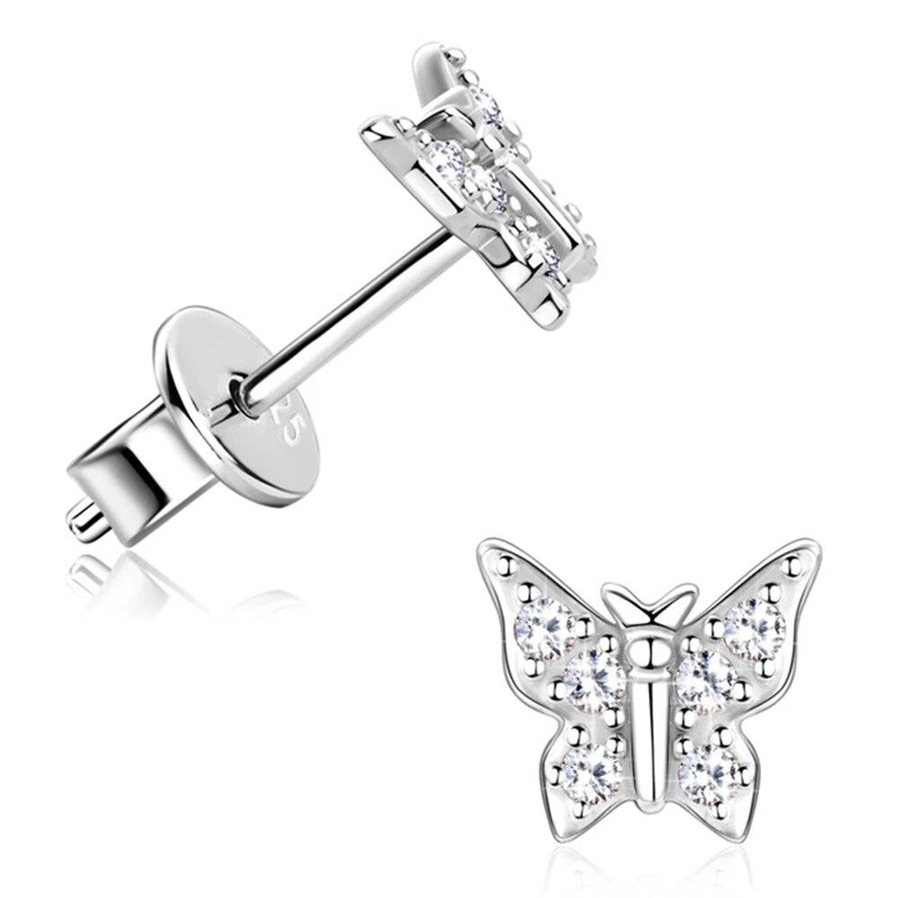 

D цвет 18 К позолоченные серьги-гвоздики из стерлингового серебра 925 пробы VVS1 3EX D с настоящим муассанитом и бриллиантами для женщин, ювелирные изделия