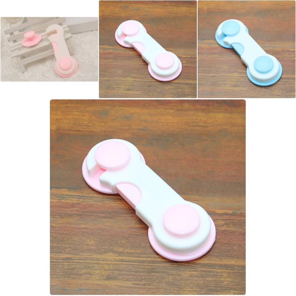 Durable Child Safety Lock Cabinet Lock Baby Refrigerator Lock Blue Pink White