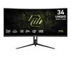 Monitor 34 Inches MAG 342CQRF E20 UWQHD/Curved/200Hz/black