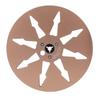 1 4 7 Inch Empty Tape Reel 8 Holes Aluminum Alloy Open Reel Sound Tape Empty Reel for Reel to Reel for ReVox Studer Gold