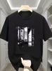 UnisexS TShirt with In Your Big World City Patchwork Print Artistic Vibe Casual Breathable Top for Everyday Wear