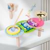 High-quality Wooden Children's Educational Multifunctional Music Table Cognitive Rhythm Enlightenment Toy Set
