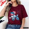 Independence Day Tee Kawaii Balloon Dog Graphic Tshirt America Red White Blue Tops Vintage Casual Fashion Clothes for Women