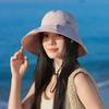 Spring and Summer Fisherman Hat For Women Fashion Soild Color Bucket Hat Casual Bowknot Hat Girls Outdoor Beach Travel Sunshade Wide Cap