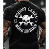 Unisex Neues Frühling Sommer Sportlich Lässig T-Shirt Leicht Und Niemand Kümmert Sich Arbeite Härter Schraubenschlüssel Totenkopf Grafik Sport T-Shirt