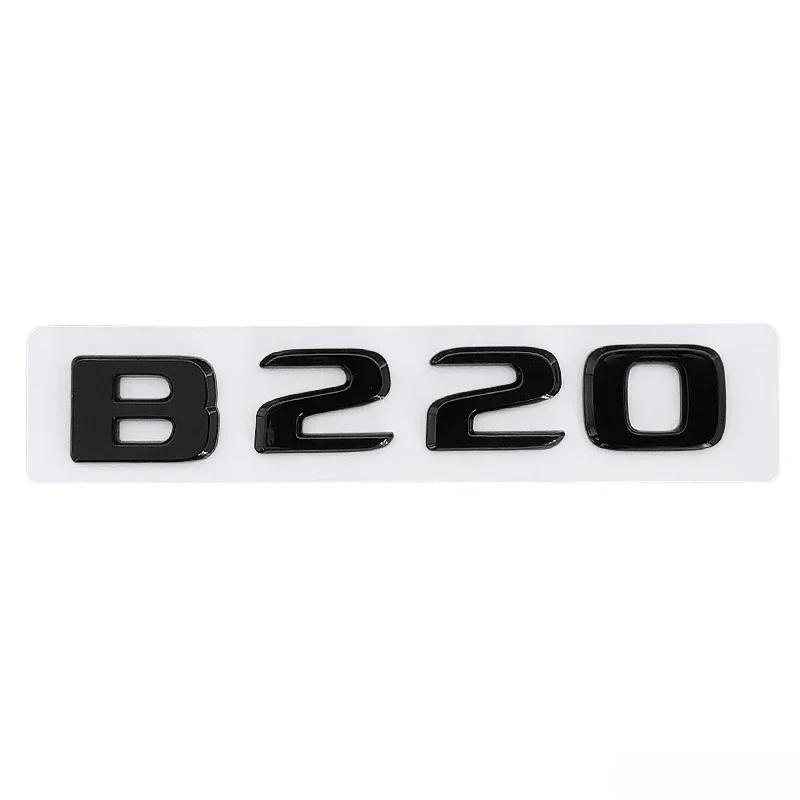 GWRA8 3D ABS Letters Decal Car Body Trunk Emblem Sticker for Mercedes Benz B180 B200 B220 B250 B260 Exterior Accessories