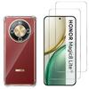 Shockproof Case for Honor Magic 8 Lite 5G and 2 Tempered Glass Screen Protector Film Phonillico®
