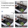 Thickened 304 Stainless Steel Veggie Washer with Digital Display & Honeycomb Design
