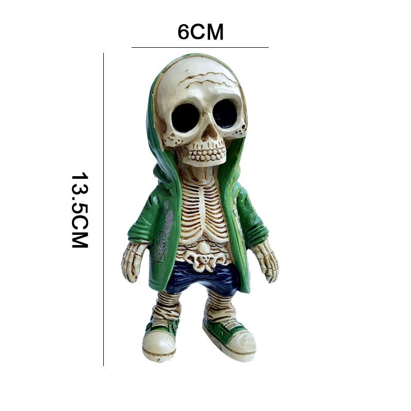 Creativity Skeleton Figurines Resins Characters Sculpture Miniatures Home Decoration  Halloween Decor Statue Accessories Gift
