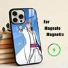 B-Sousuke Aizen Bleach   Phone Case For iPhone17,16,15,14,13,12,11 Plus,Pro Magnetic For Magsafe Wireless Charging