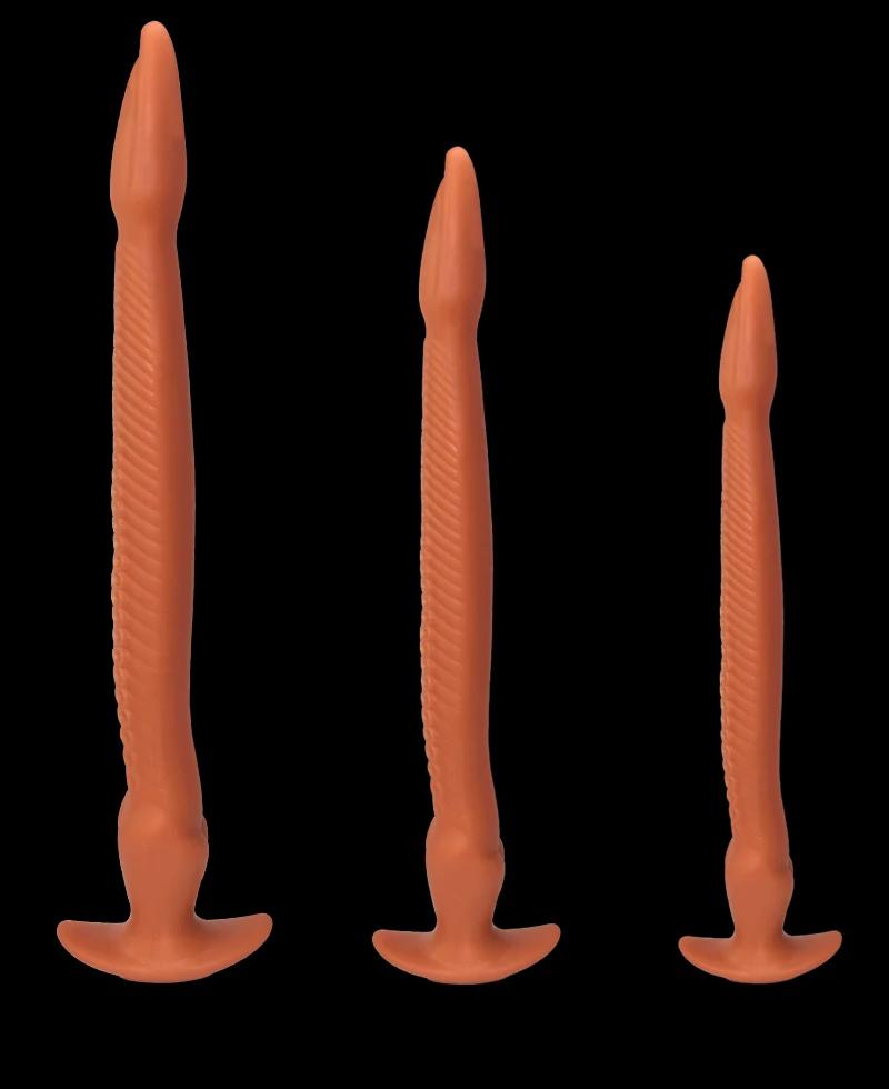 Eel Tentacle Super Long Anal Plug Silicone Anus Dilator Lady Men Anal Prostate Massage Adult Sex Orgasm Toys