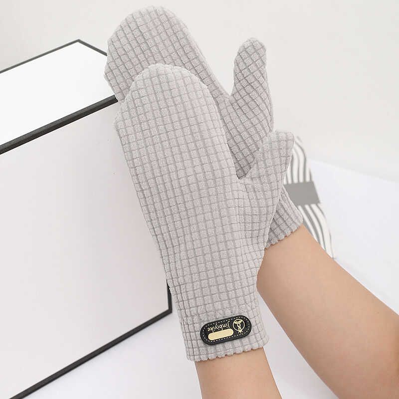 

Мужские и женские осенне-зимние термо-антифризные соединяющиеся пальцы для пары ветрозащитные для езды на мотоцикле, электровелосипеде, полнопалые, холодостойкие Light gray All yards