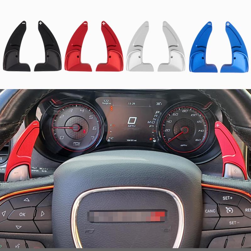 Car Steering Wheel Shift Paddle Shifter For Dodge Challenger/Charger 2015-2020 Jeep Grand Cherokee 2014-2021 Chrysler 300 300S