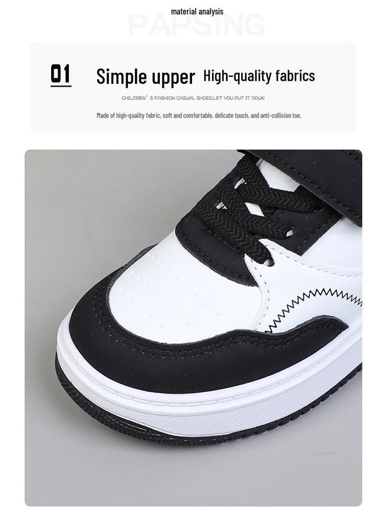 Breathable, Wear-resistant, Versatile Low-top Skate Shoes for Boys and Girls, Suitable for Older Children.