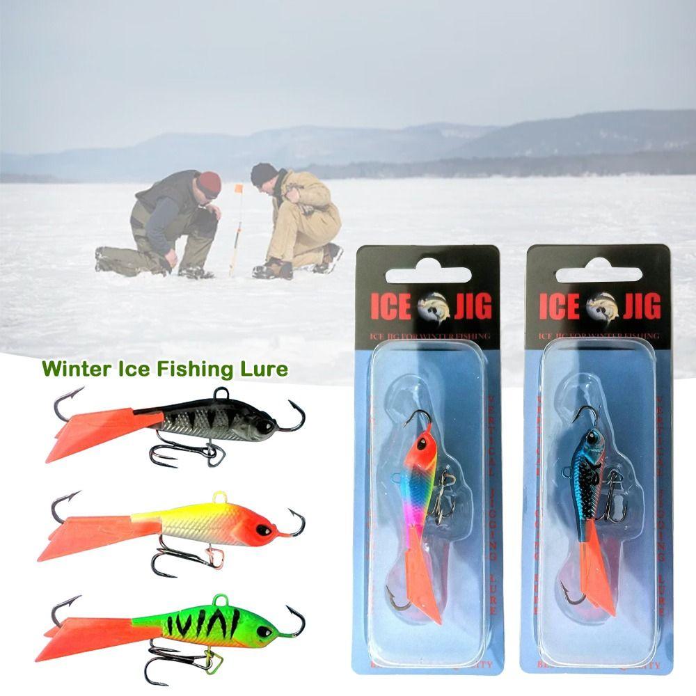 AD-Sharp Spoon Metal Lures 63mm/15g Ice Fishing Lure 2024 Winter Ice Fishing Lure Diamond