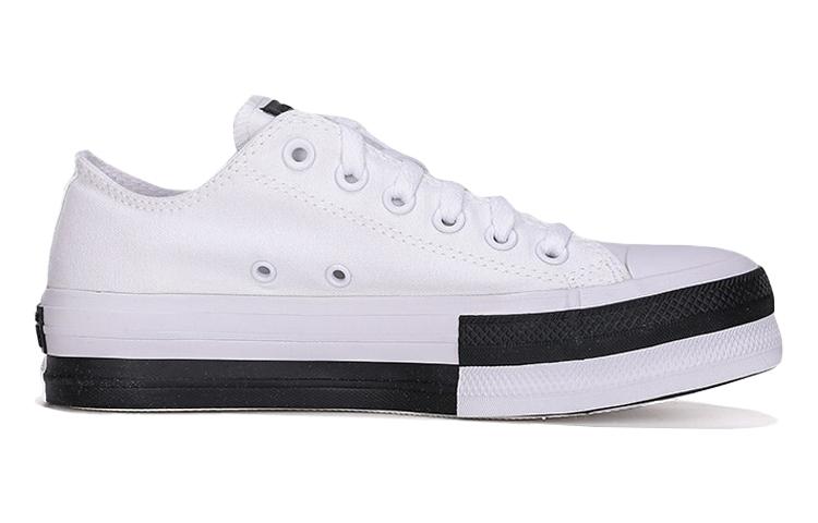 Converse Chuck Taylor All Star Black White Sneakers Women's 568656C
