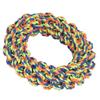 Dog Rope Ring Toy Soft Cotton Rope Corn Ring Teeth Cleaning Relieve Boredom Bite Resistant Pet Chew Ring Rope