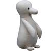 Canvas Doll Penguin Medium 17x10x8cm (Suitable for writing, colored paper, gifts, art workshops, presents, get-well wishes, celebrations)