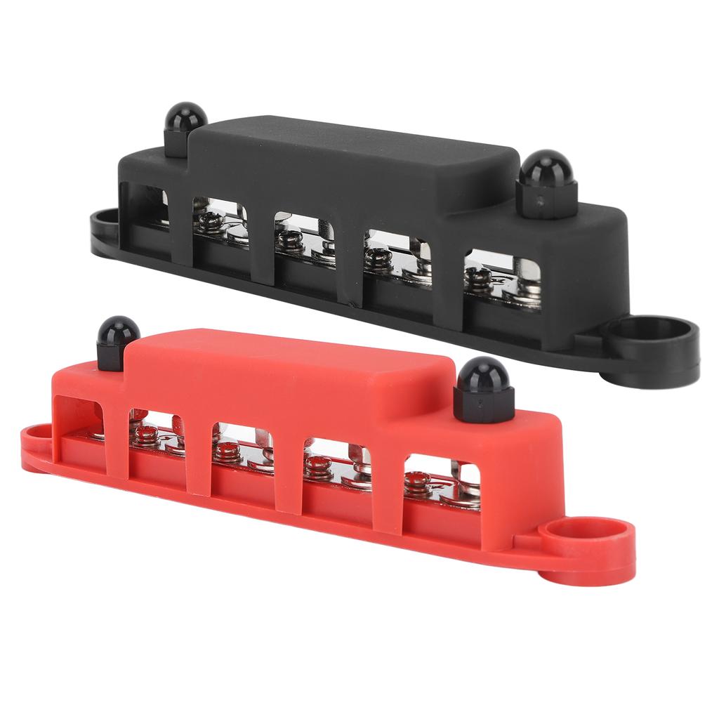 1Pair Brass M8 High Current Wiring Stud Flame Retardant Power Distribution Block Fit for Cars Boats RV Outdoor