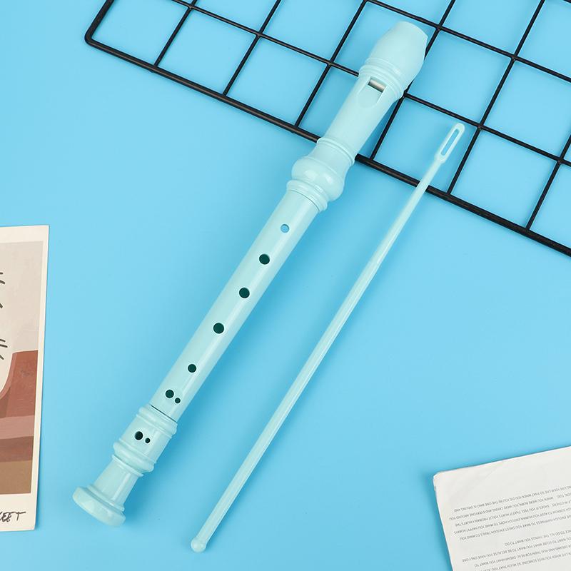1Pc 8 Holes Plastic Recorder Long Flute Woodwind Instrument Colorful Kids Gift Flute For Clarinet Beginner Flute Woodwind