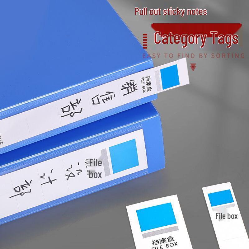 A4 Dokumentenorganisations-Aufbewahrungsbox - Verdickte Plastikmappe für Konten & Verträge
