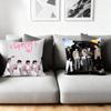 KPOP Cortis Boy Band Cushion Cover Silky Short Plush Home Sofa Cushion Cover - Invisible Zipper Home Decoration