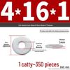 Extra Large Galvanized Metal Flat Washer - Thickened Round Screw Washer M6-M16