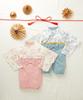 Nissen Baby All Clothes for Boys and Size 70 Romper/Coverall, Hakama-Style Coverall/Two-Way (Baby Clothes/Children's Girls), Sax,