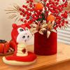 Soft Snake Plush Ornament Cartoon Zodiac Snake Doll Adorable Zodiac Snake Mascot  New Year