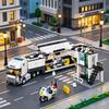 Urban area High-Quality Police Space facility High-Quality Building High-Quality Block Construction set Collection kit High-Quality Prison