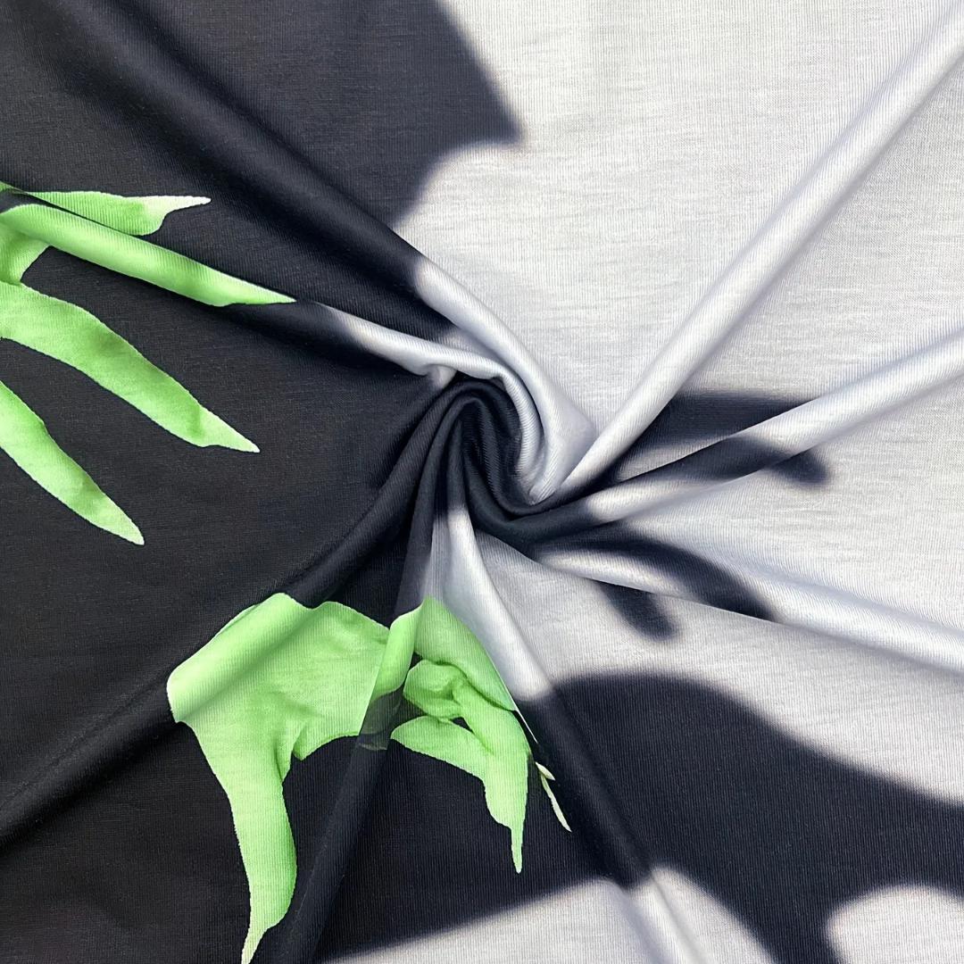 

Футболка с длинными рукавами и принтом ручной работы, повседневный контрастный топ с V-образным вырезом, подходит для весны и осени, женская одежда. L