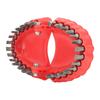 Denture Drill Bit Holder Denture Screwdriver Organizer 3D Sculpture Desk Decor 28 Holes Red With Bits