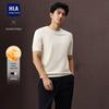 HLA Men's Short Sleeve Round Neck Knit Sweater