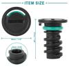 ACROPIX Drain Cock Plug Screw Replacement for Car Mercedes-Benz C63 AMG Black 1 Pcs